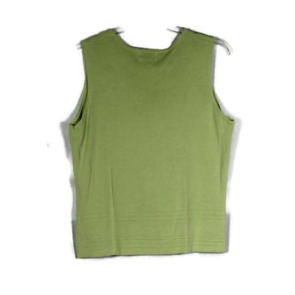 Conrad C Green Women's Stretch Sleeveless Blouse Top Pullover Size 2X 010 - Picture 4 of 4